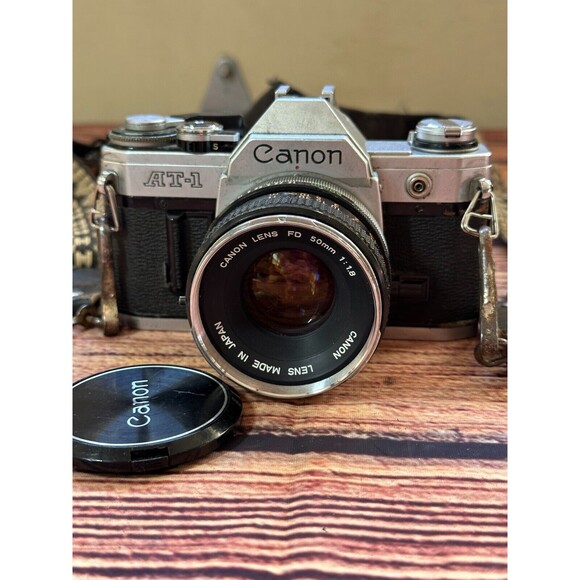 Canon AT-1 35mm SLR Camera w/ 50mm F/1.8